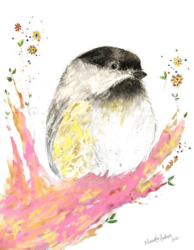 One Chickadee